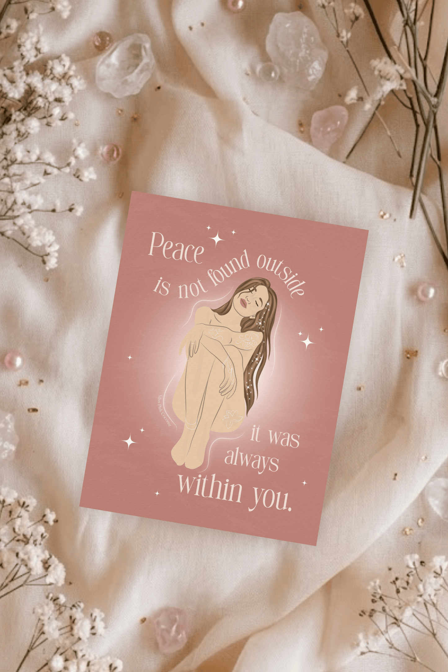 Peace Within You Postcard