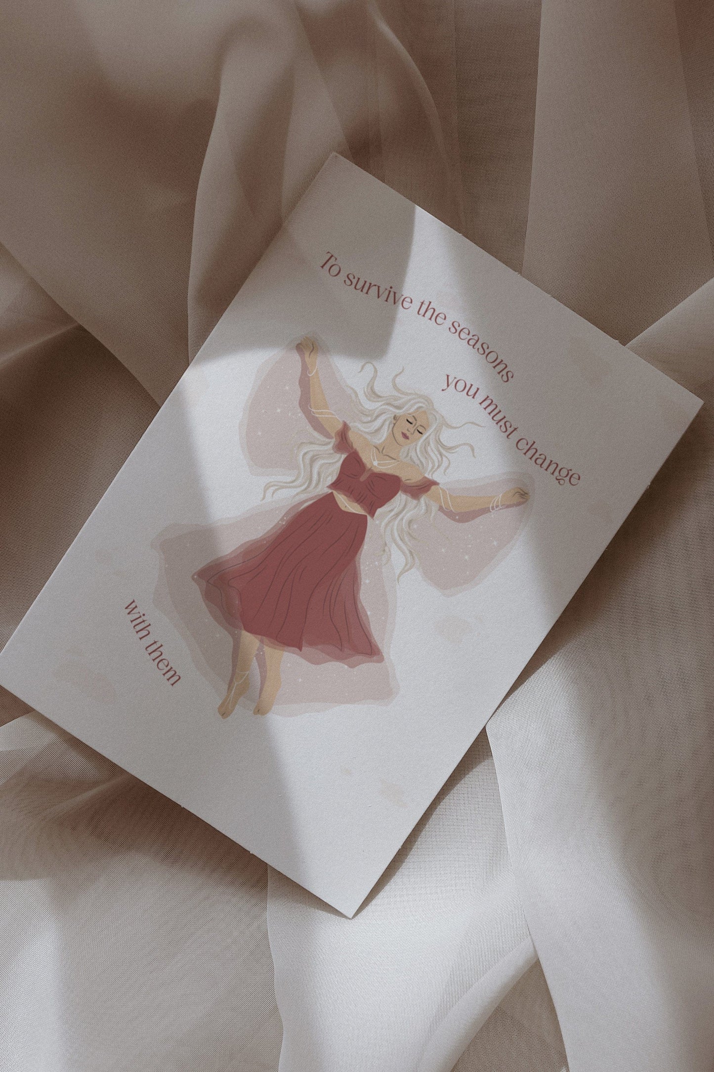 Survive The Seasons Postcard