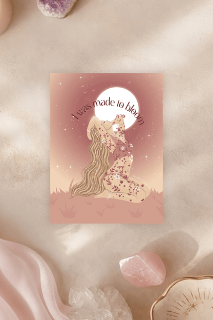 Made To Bloom Postcard
