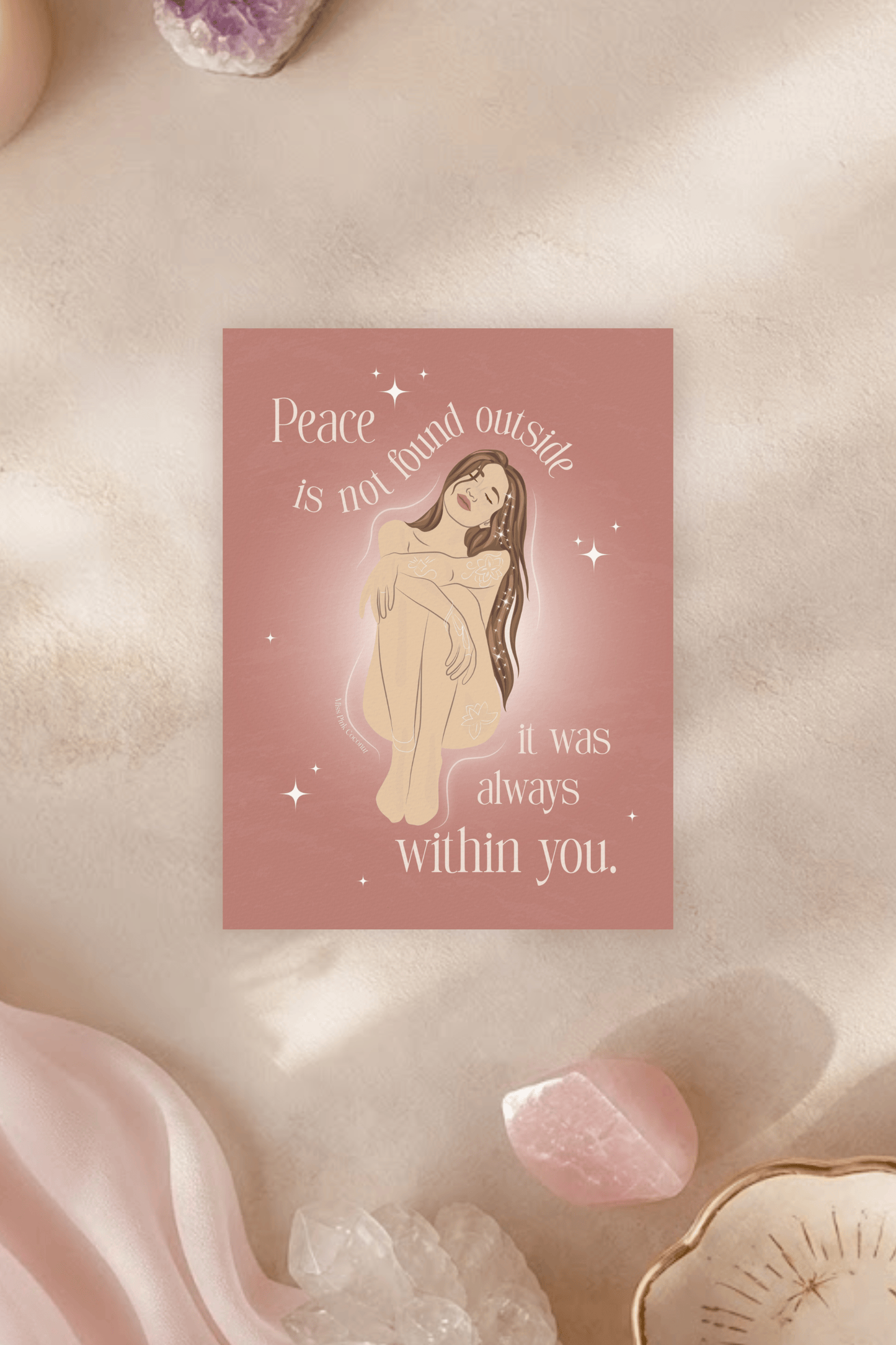 Peace Within You Postcard