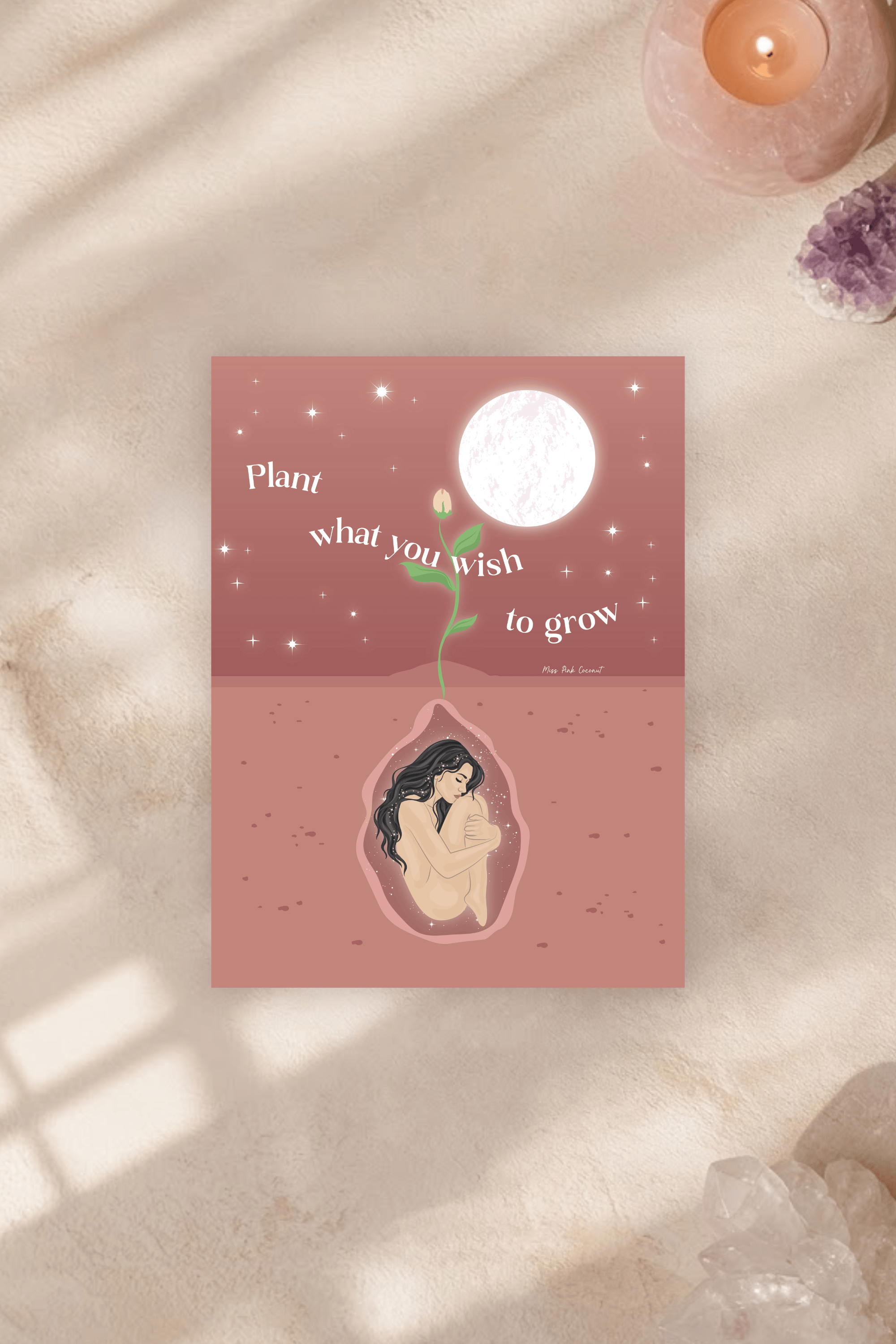 What You Wish To Grow Postcard