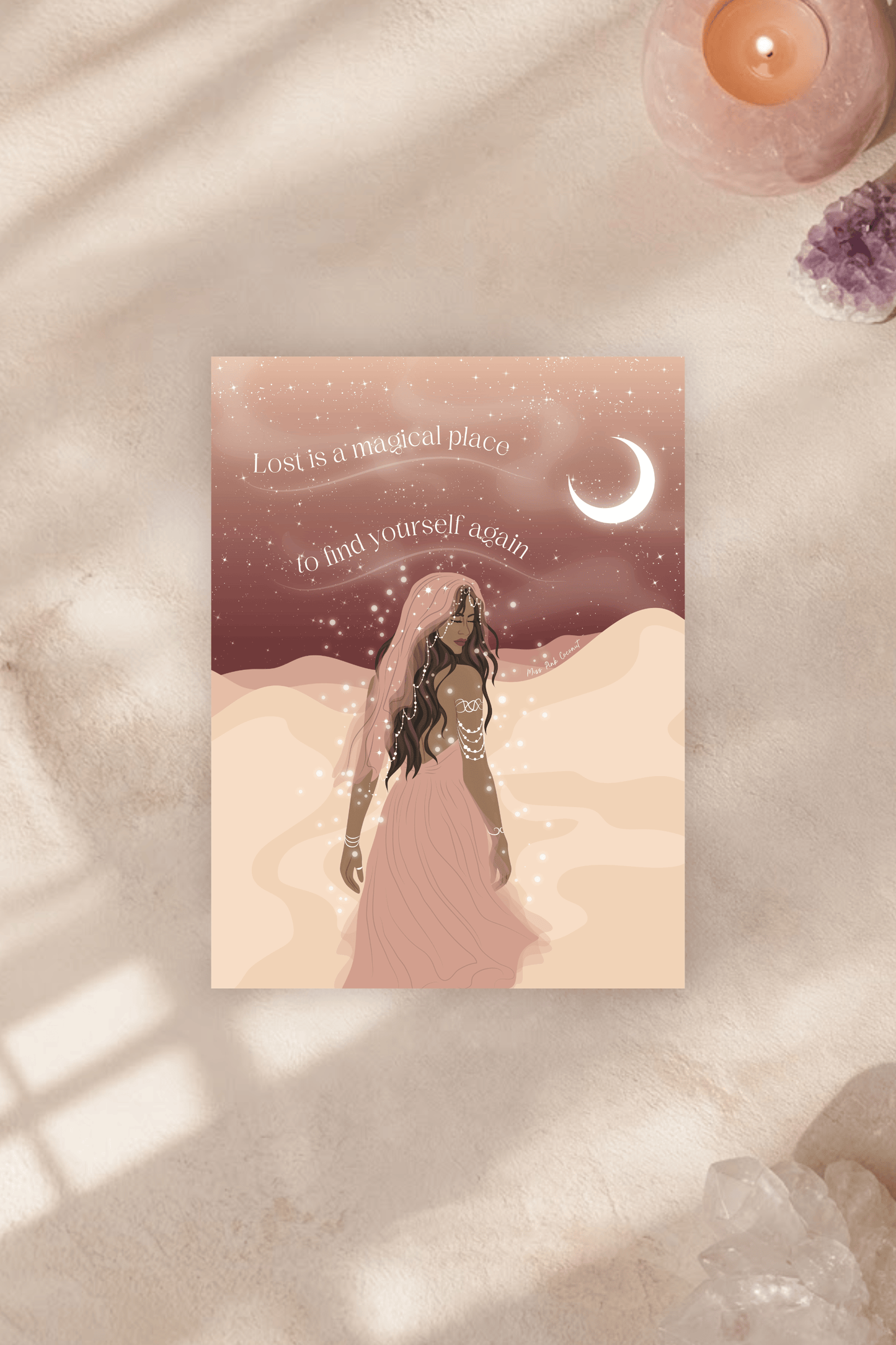 Lost is a Magical Place Postcard