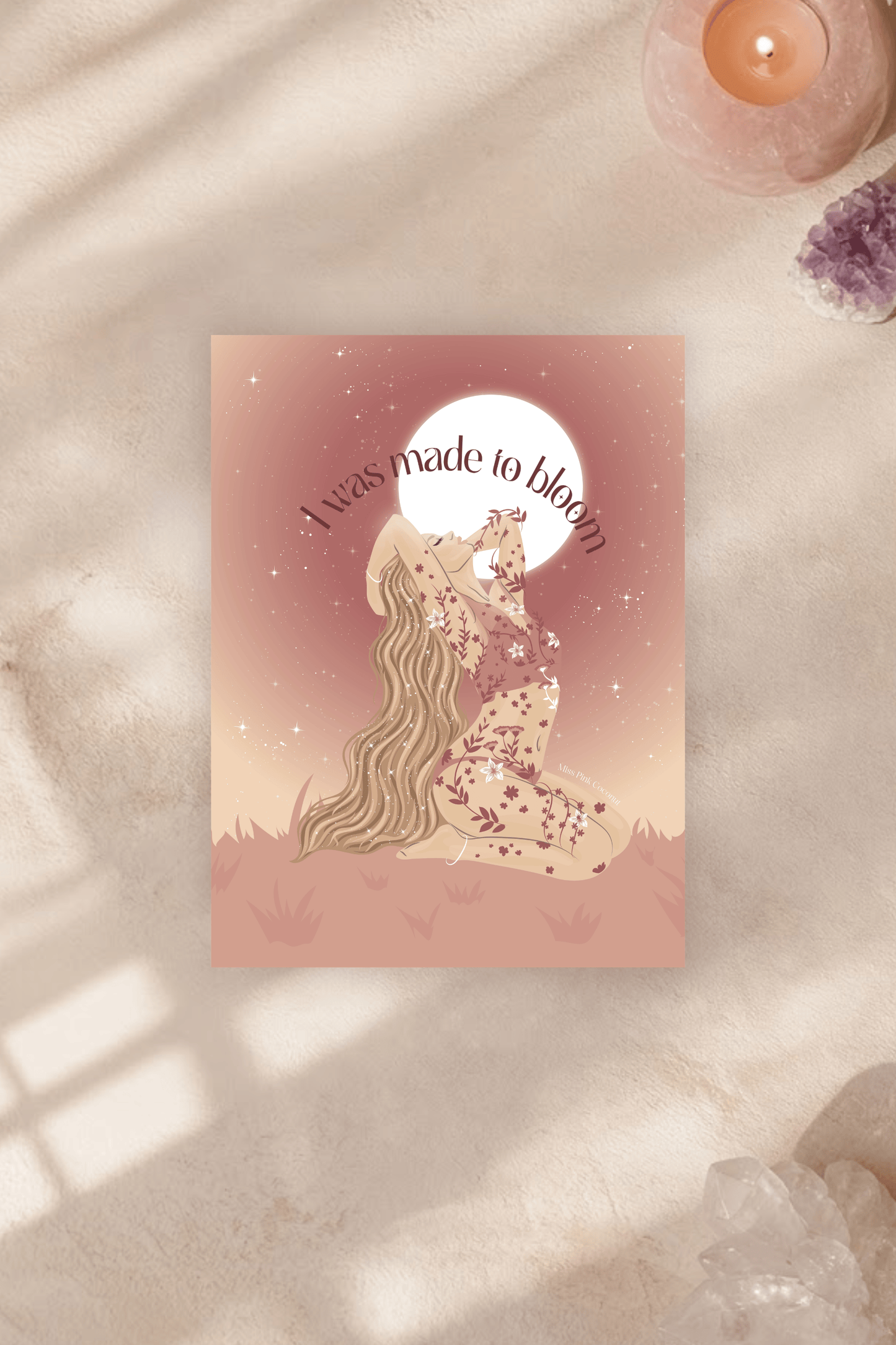Made To Bloom Postcard