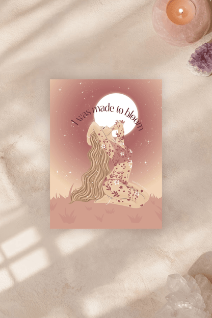 Made To Bloom Postcard