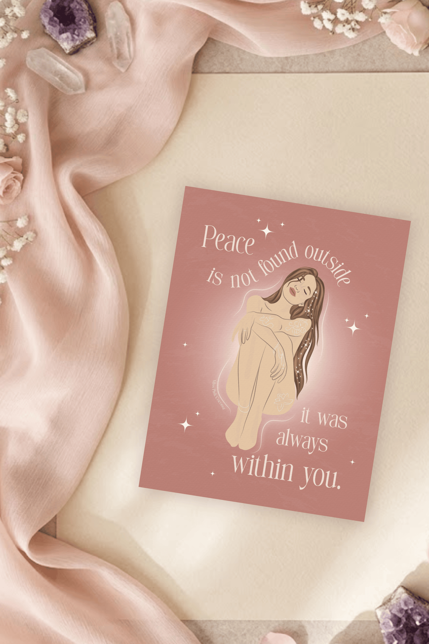 Peace Within You Postcard