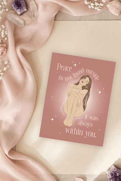 Peace Within You Postcard