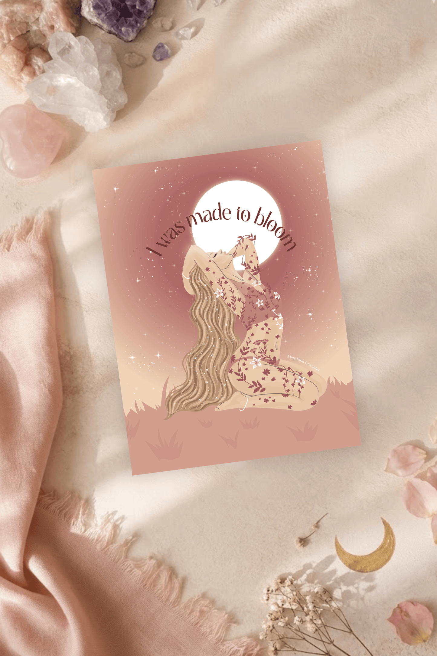 Made To Bloom Postcard