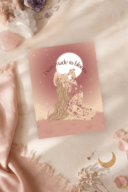 Made To Bloom Postcard