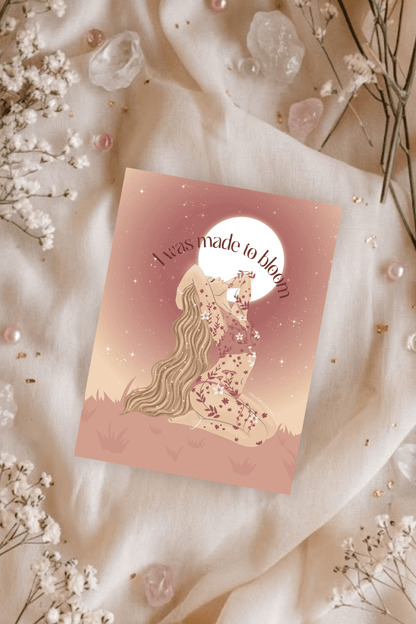 Made To Bloom Postcard
