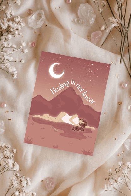 Healing Is Not Linear Postcard