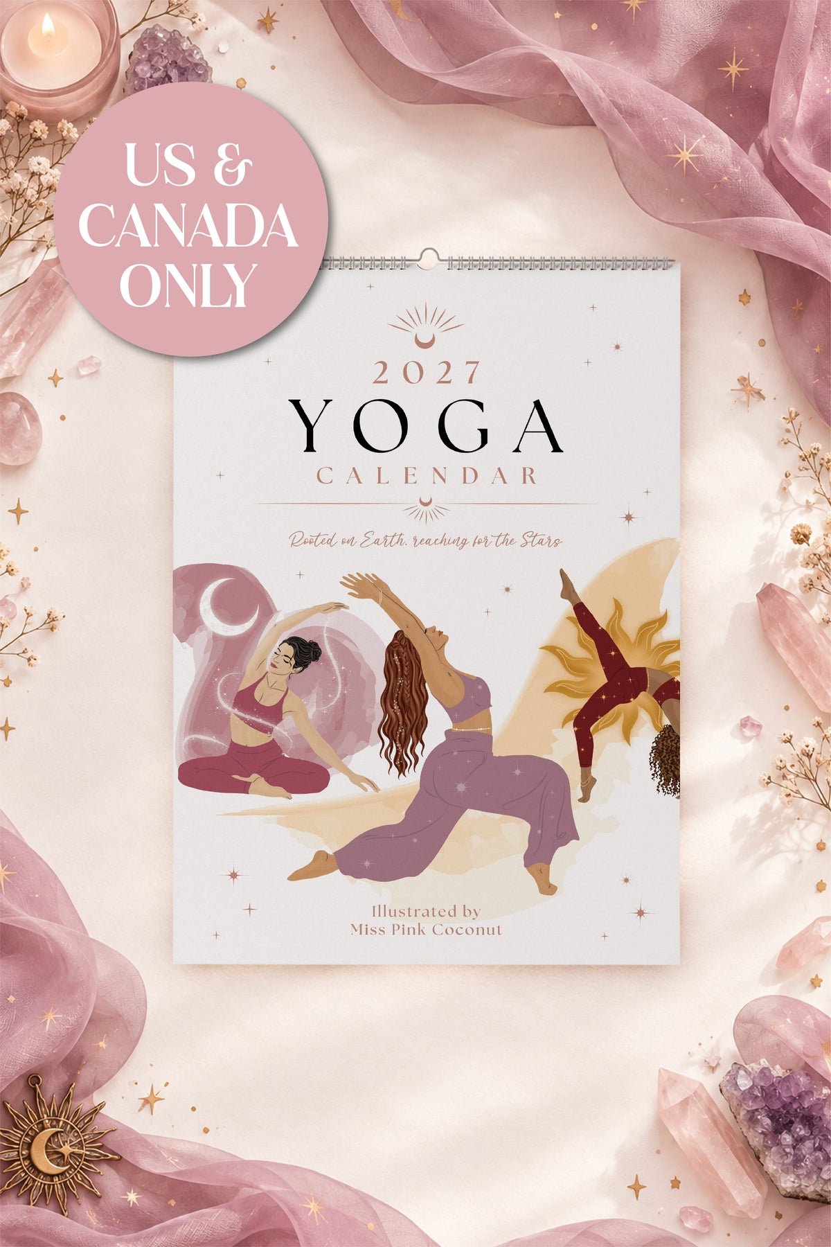 2027 Yoga Calendar (US & CA)