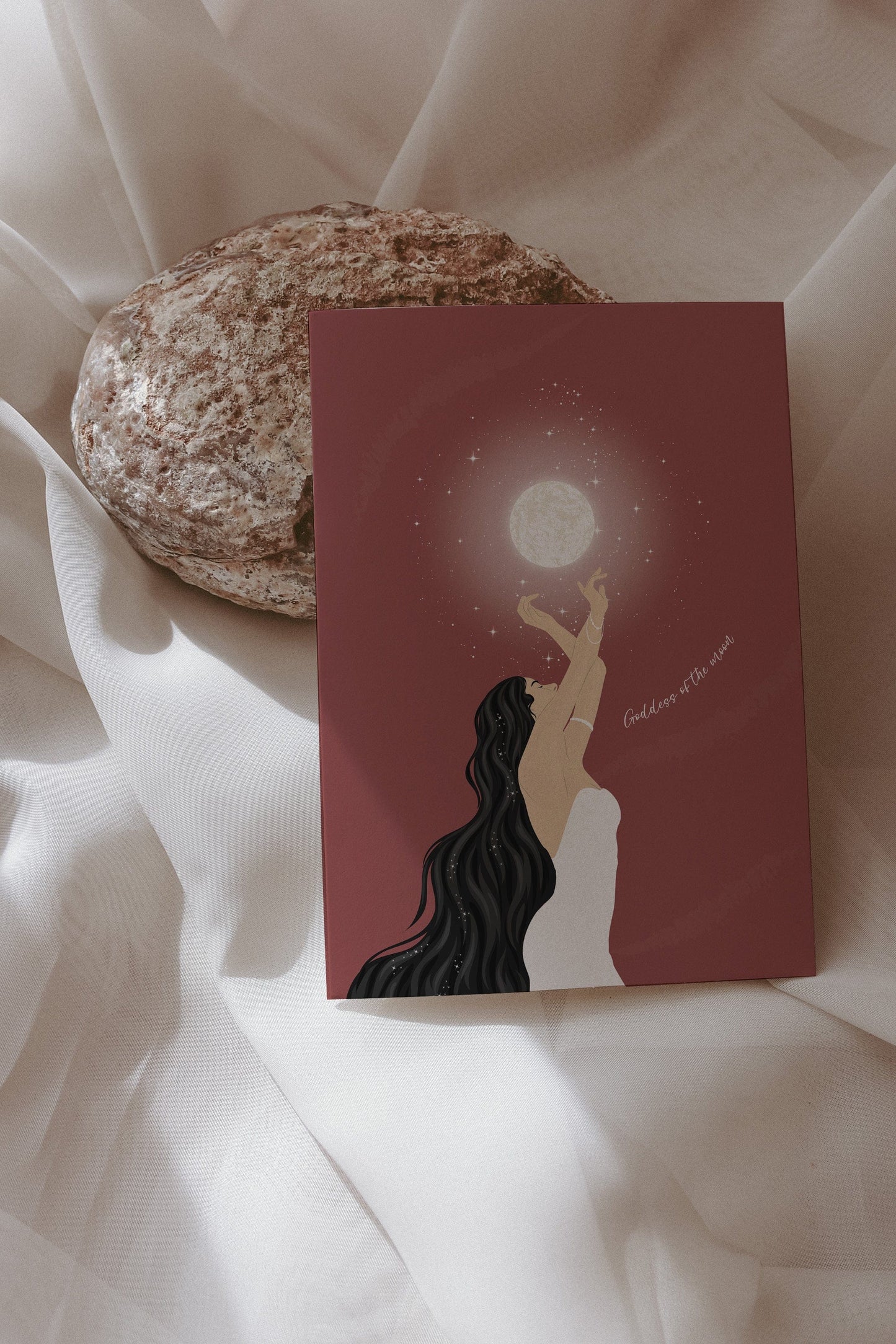 Goddess of The Moon Postcard