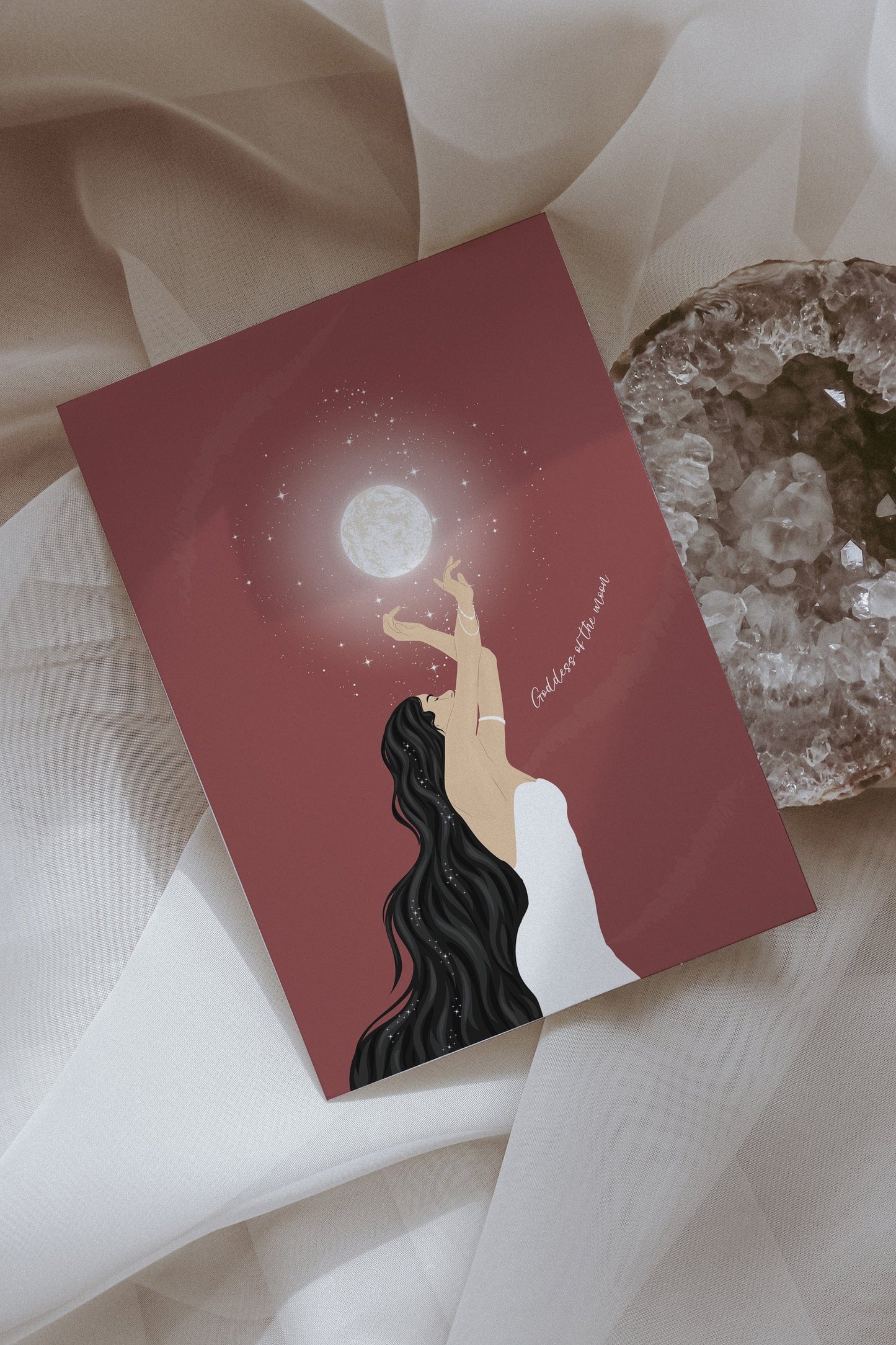 Goddess of The Moon Postcard