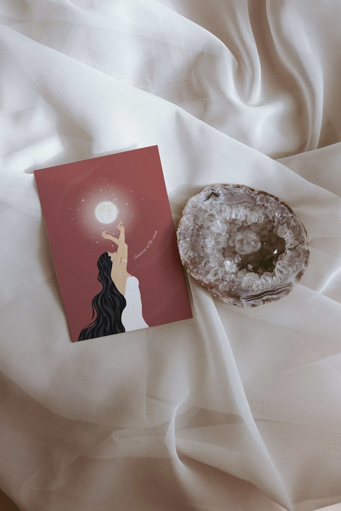 Goddess of The Moon Postcard