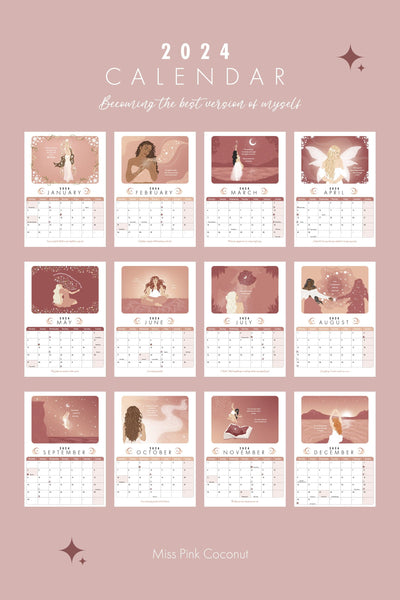 2024 Calendar (US & CA)
