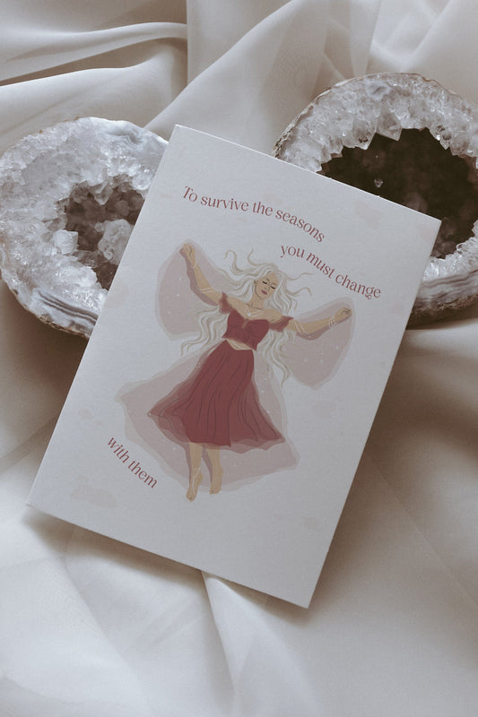 Survive The Seasons Postcard