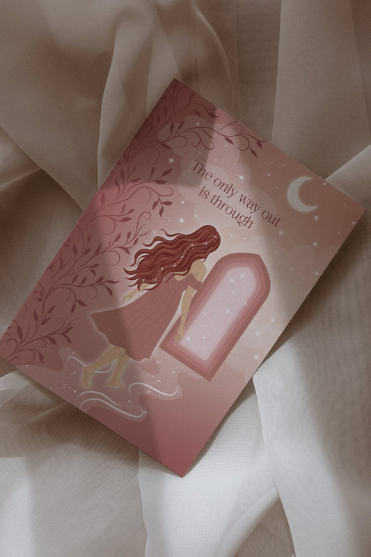 The Only Way Out Postcard