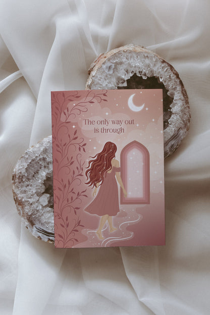 The Only Way Out Postcard