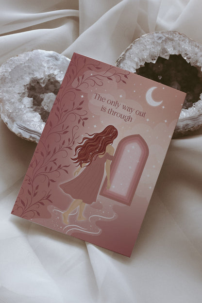 The Only Way Out Postcard