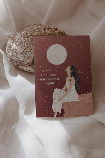 You Can Do It Again Postcard