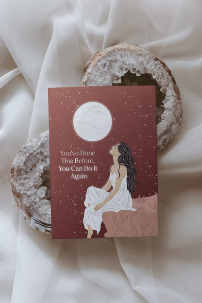 You Can Do It Again Postcard