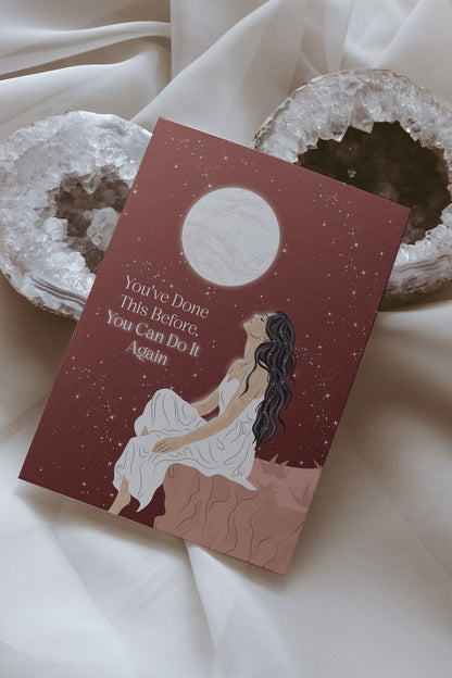 You Can Do It Again Postcard