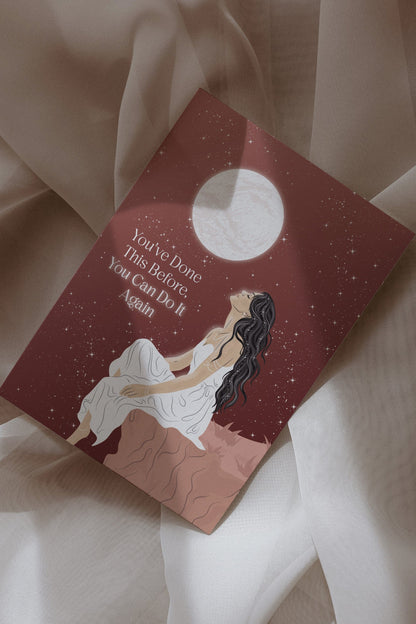 You Can Do It Again Postcard