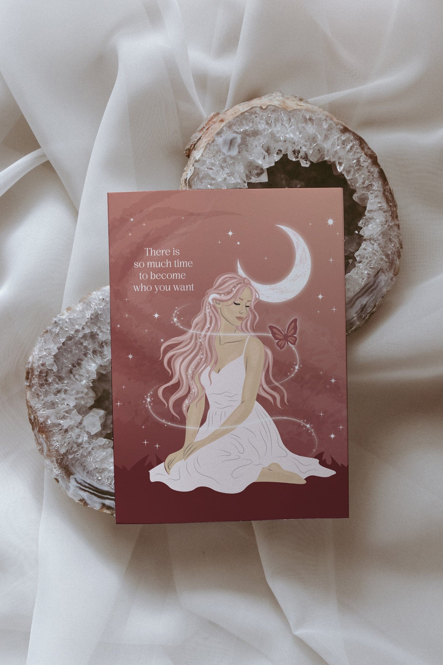 Become Who You Want Postcard