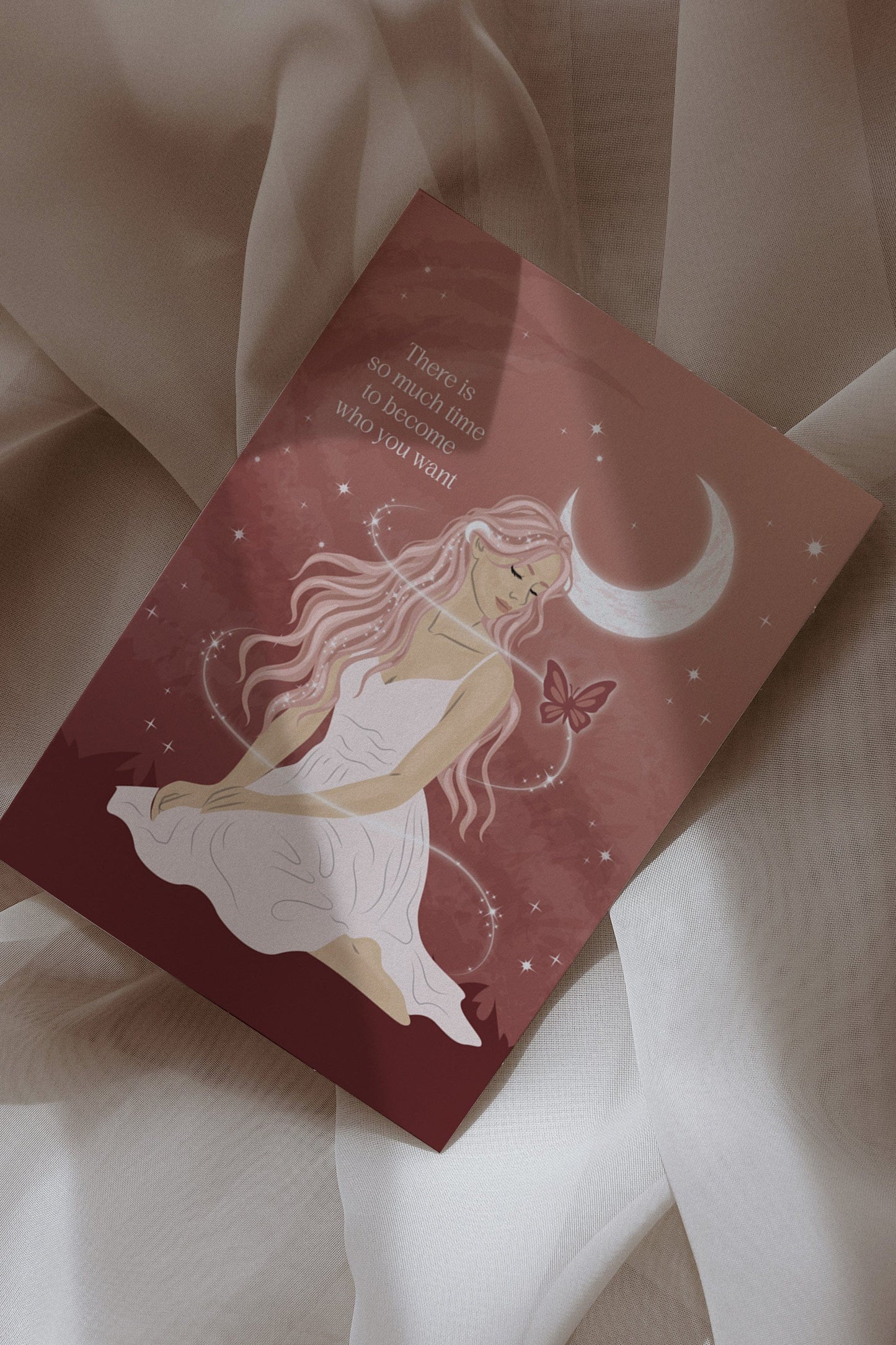 Become Who You Want Postcard