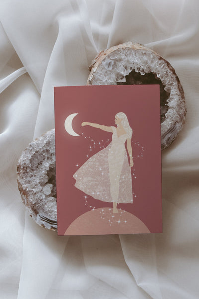 Moon Goddess Postcard