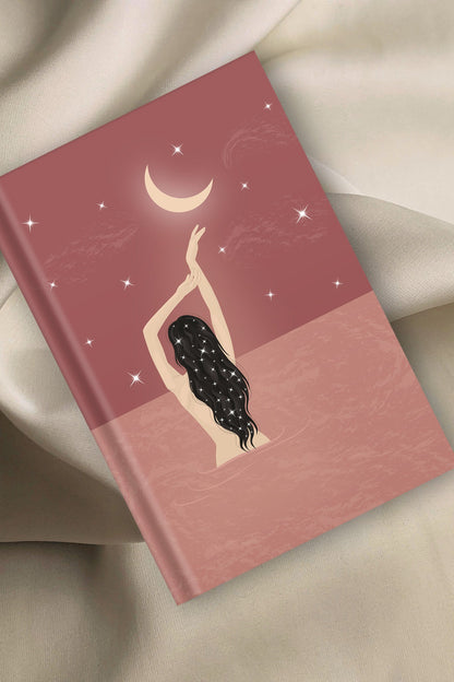 Bath Under The Moonlight Notebook