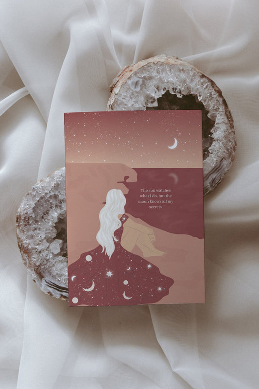 Moon & Secrets Postcard