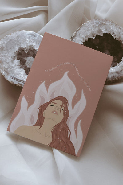 Soul On Fire Postcard