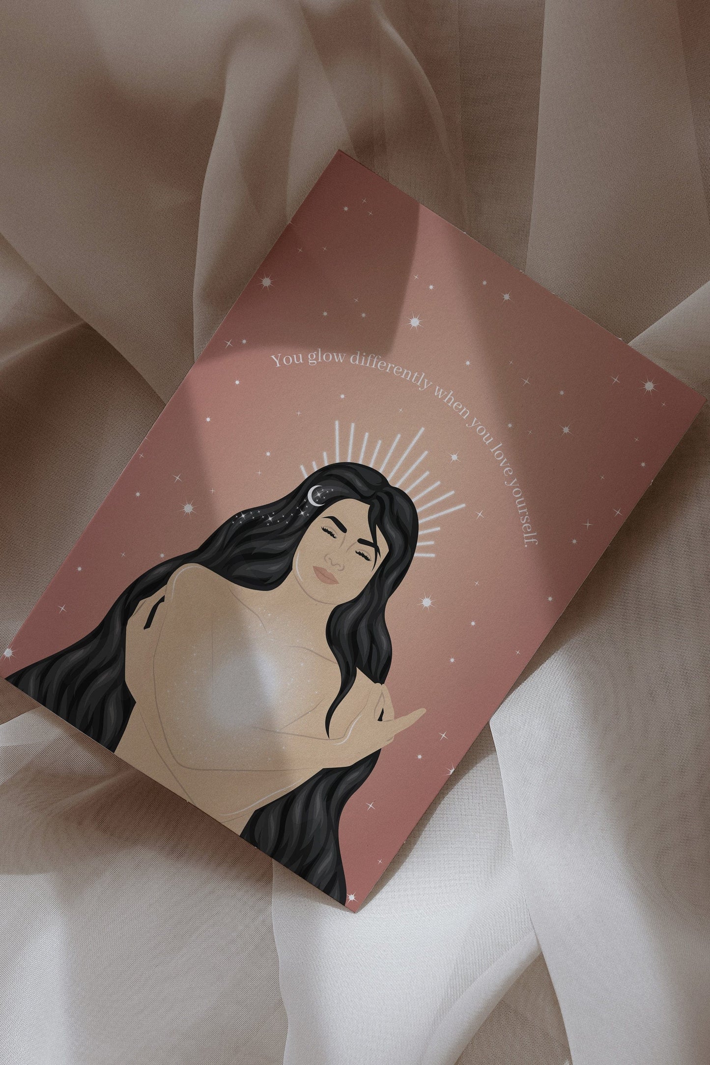 You Glow Differently Postcard